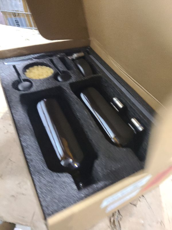 Photo 1 of [Luxury] Kitchen Soap Dispenser Set - 16OZ Amber Glass Bottle, Stainless Steel Pump, Instant Dry Tray, Waterproof Labels, Non-Slip Silicone Pad, and Dish Brush | Upgrade for Your Kitchen and Bathroom