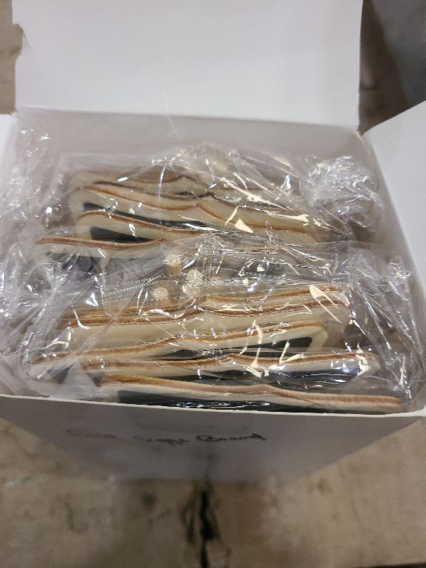 Photo 1 of 20PCS Wood Mini Chalkboard Sign and Replacement Stickers, Food Labels for Party Buffet,Blackboard for Message Board Signs,Weddings Place Cards, Birthday Party