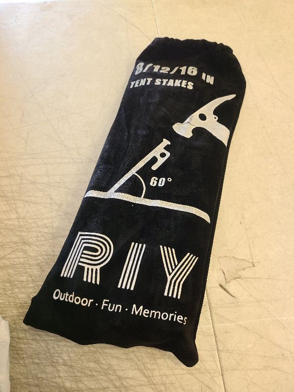 Photo 1 of 16 Pack Tent Stakes Heavy Duty Metal Tent Pegs for Camping Steel Tent Stakes 12 inch Unbreakable and Inflexible