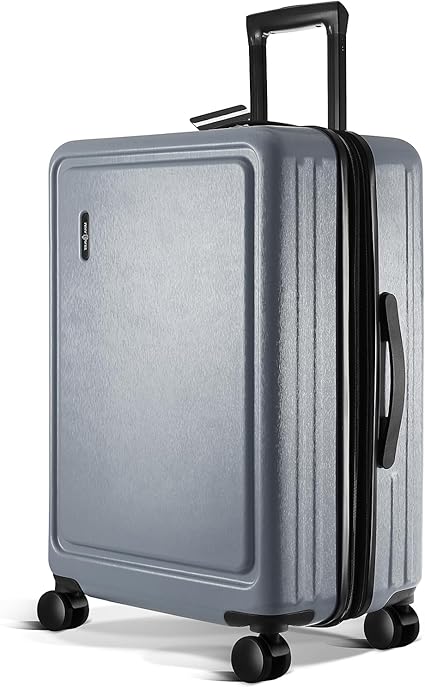 Photo 1 of **MSRP 73.79** 24 Inch Luggage with Spinner Wheels, Hard Shell Suitcase with TSA Locks for Luggage, Travel Large Suitcase, Expandable Hard Shell Suitcases, Grey
