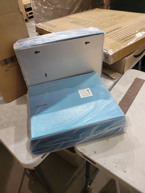 Photo 1 of 2 Packs Paper Towel Dispenser Wall Mount Commercial, Touchless Hand Towel Dispenser with Lock (Stainless Steel)