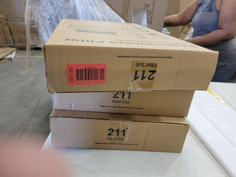 Photo 1 of 211+ Auto Replacement Filter Compatible with Blue Pure 211 Air Puri-fier Series, 2-in-1 Filtration System of H13 True HEPA and Activated Carbon Filter, 2 Pack