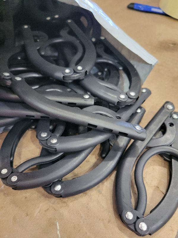 Photo 1 of 24pcs Travel Folding Hanger Household Multifunctional Portable Hanger