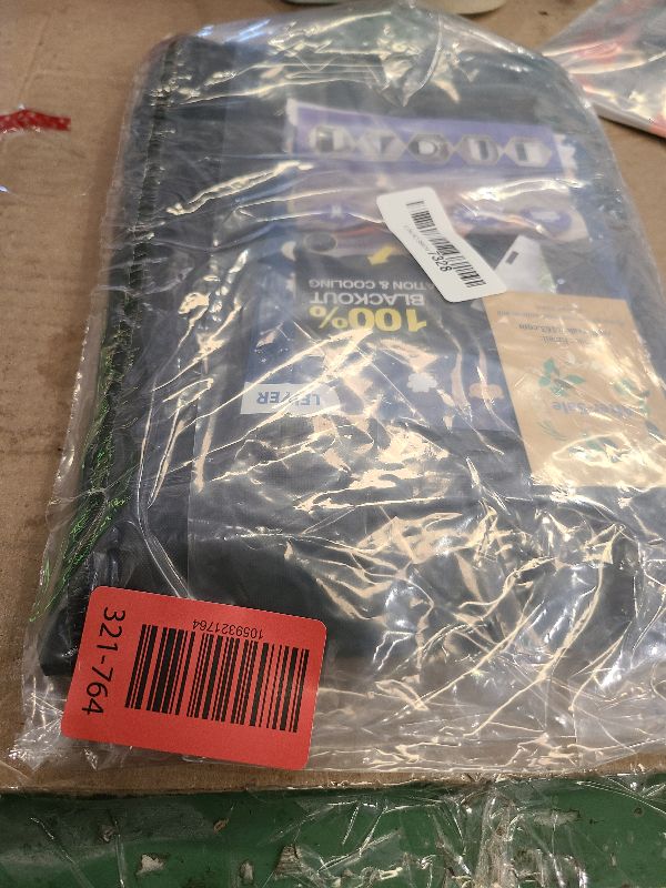 Photo 1 of 100% Blackout Curtains for Bedroom 118" x 57" Portable Window Blinds Cover Adhesive Thermal Blackout Blinds No Drill Guard Blind for Window Shades Temporary Room Darkening Shades for Skylight RV Dorm