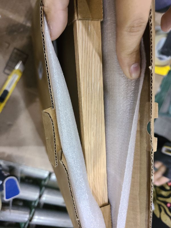 Photo 1 of 11x14 Oak Wood Picture Frame - Minimalist 11x14 Poster Frame, 11"x14" Frame Wood, Natural Solid Wooden Picture Frames for Wall Art Photo and Prints(1 Pack, Beige)