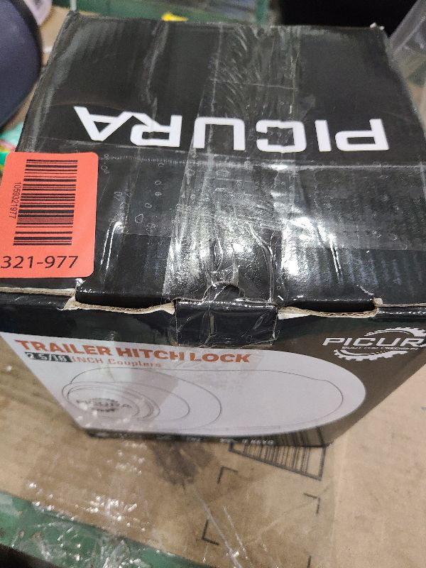 Photo 1 of 2025 Upgraded Trailer Hitch Locks Fits 2 5/16 Inch Coupler, Heavy Duty Trailer Lock, Anti-Theft Trailer Coupler Lock for RV, Trailer, Boat, Pickup with Keys (Red)