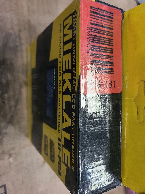 Photo 1 of 18650 Battery Charger, MIEKLALE 4-Bay Universal Battery Charger with Smart LCD Display Fast Charge for Rechargeable Batteries Li-ion LiFePO4 26650 18650 16340 10440 14500 RCR123,NI-MH NI-Cd AA AAA