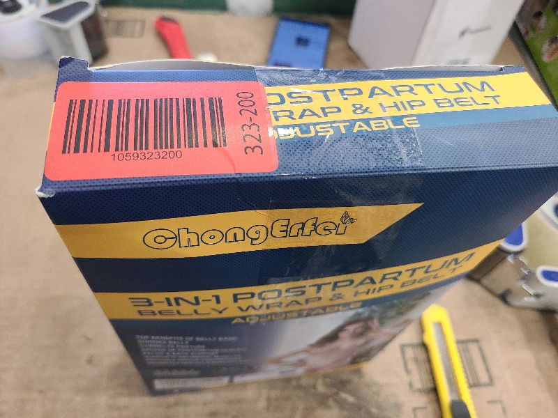 Photo 1 of 3 in 1 Postpartum Belly Band - Postpartum Belly Support Recovery Wrap, After Birth Brace, Slimming Girdles, Body Shaper Waist Shapewear, Post Surgery Pregnancy Belly Support Band (S/M, Black)