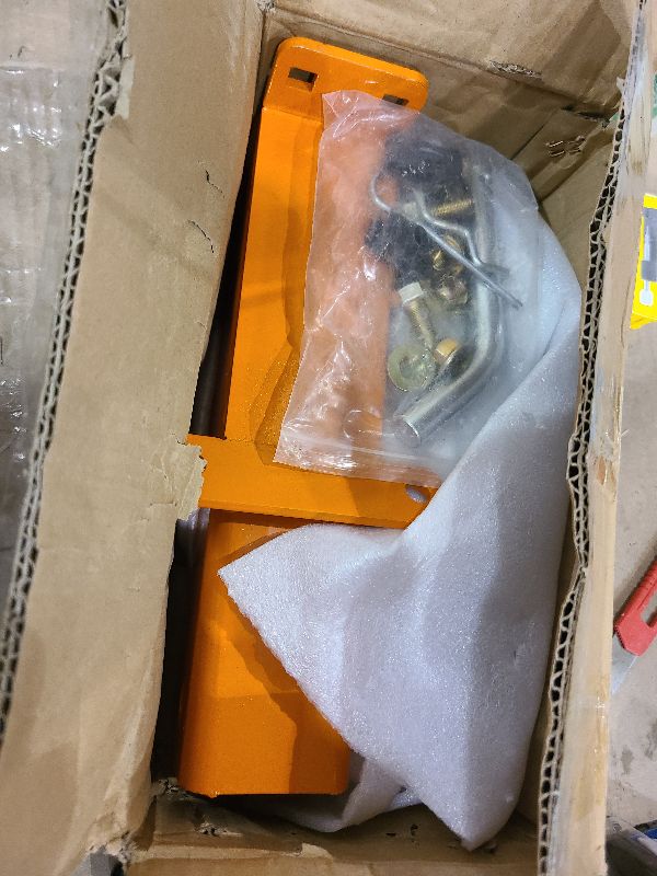 Photo 1 of 093-1129-00 2" Rear Hitch, Heavy-Duty Hitch Assembly Fit for Bad Boy 2019-2025 Rebel & Rogue & Renegade, Orange