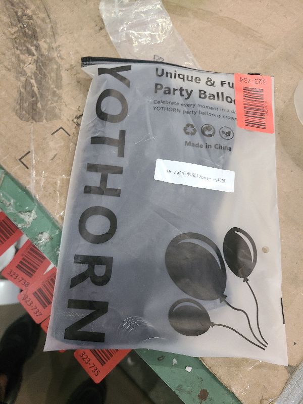 Photo 1 of 12 Pcs Black Heart Balloons,18 Inch Heart Foil Mylar Balloons,Black Birthday Decoration,Love Balloons Valentine Balloon for Birthday Party Wedding Baby Shower Valentine Day Decorations (black)