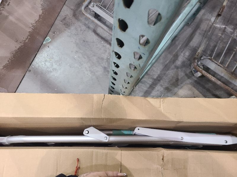 Photo 1 of #WEJOY Anti-tip Over Folding Webbed Lawn Chair, Oversized 17-in High Beach Chair for Adults Heavy Duty,Aluminum High Seat Camping Chair for Elder Outdoor Garden Park Backyard(Cyan/Grey)