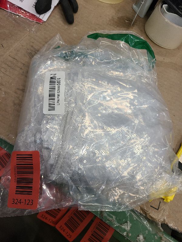 Photo 1 of 15 Pack Silver Table Runner 12 X 108Inch Glitter Sequin Table Runner Coffee Table Runners for Wedding Engagement Birthday Party Holiday Celebration Banquet Baby Bridal Shower Bachelorette Table Decor