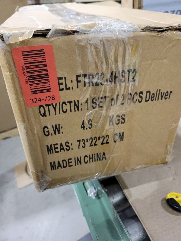 Photo 1 of 2Pack 4FT Outdoor Snowy Christmas Entrance Tree in Pot Base with 8 Modes Timer 60 Warm White & Colorful Change Light Battery Operated 15 Pine Cone 105 Red Berries Porch Front Door Decor