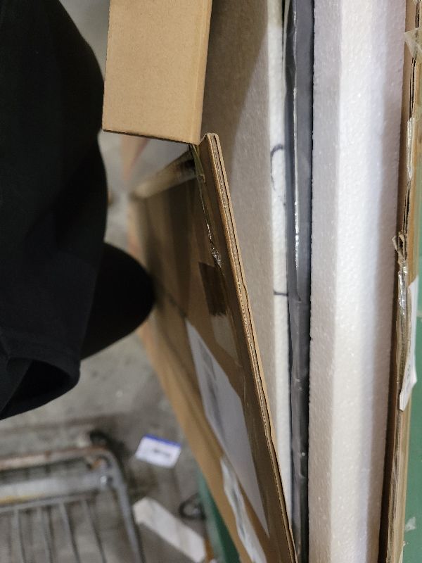 Photo 1 of 20X30 Inch Black Metal Framed Bathroom Mirror for Wall, Matte Black Bathroom Vanity Mirror Farmhouse, Large Rounded Rectangle Mirror, Anti-Rust, Hangs Horizontally or Vertically