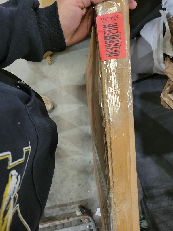 Photo 1 of 20X30 Inch Black Metal Framed Bathroom Mirror for Wall, Matte Black Bathroom Vanity Mirror Farmhouse, Large Rounded Rectangle Mirror, Anti-Rust, Hangs Horizontally or Vertically