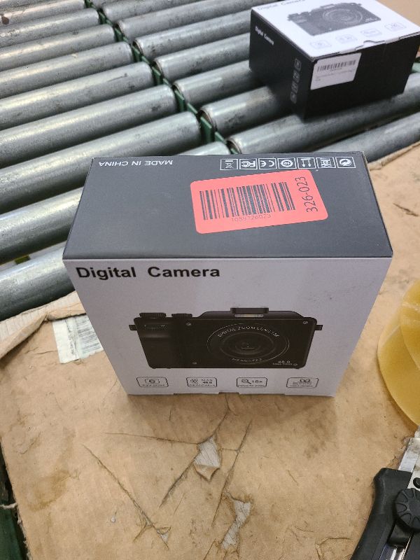 Photo 1 of 4K 48MP Digital Camera for Photography: 18X Zoom Dual-Lens Travel Vlogging Camera with 32GB SD Card for YouTube Tiktok, 3''Autofocus Compact Camera for Teenagers Beginners Students