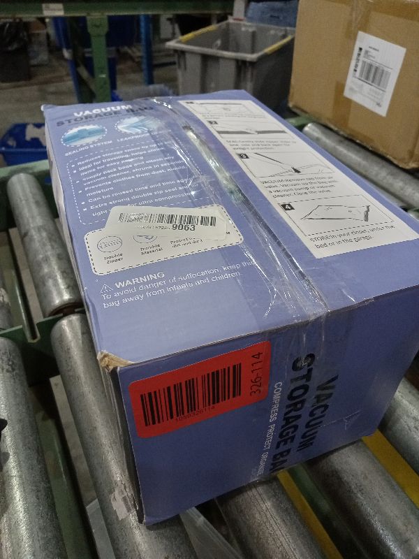 Photo 1 of 25 Pack Vacuum Storage Bags, Space Saver Vacuum Storage Bags, Vacuum Seal Bags for Clothing, Clothes, Comforters and Blankets, Hand Pump Included