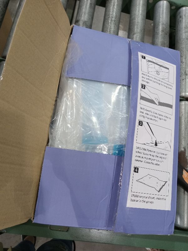 Photo 1 of 25 Pack Vacuum Storage Bags, Space Saver Vacuum Storage Bags, Vacuum Seal Bags for Clothing, Clothes, Comforters and Blankets, Hand Pump Included