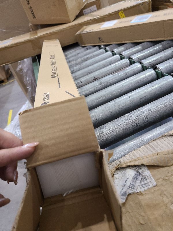 Photo 1 of 100% Blackout Roller Shades, Blinds for Windows with Thermal Insulated & UV Protection Waterproof Fabric,Window Blinds for Home Office Bedroom, Easy Installed (Grey-32 W x 72)