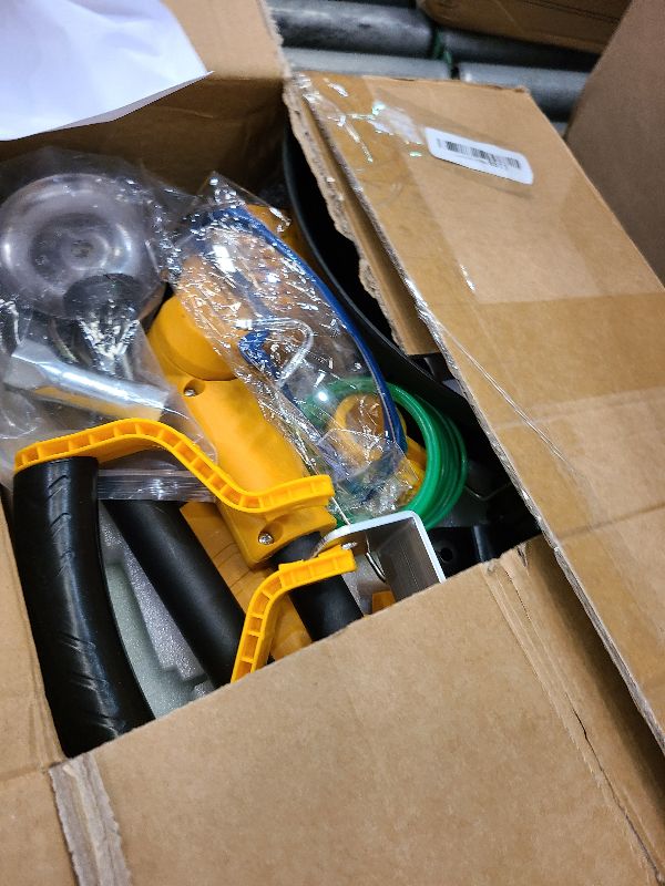 Photo 1 of 20000 RPM Electric Stringless Weed Wacker, Cordless Weed Eater Battery Powered 6000mAh, 4-in-1 Brush Cutter Heavy Duty/Weed Trimmer/Lawn Mower Edger W/Wheel Metal Blade, 2 Battery Garden Yard Tool
