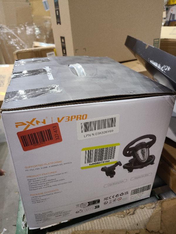 PXN Racing Wheel - Gaming Steering Wheel for PC, V3II 180 Degree ...