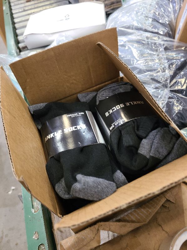 Photo 1 of 20 Pairs Ankle Socks For Men - Mens Socks Size 10-13 Crew Quarter Sock in Bulk