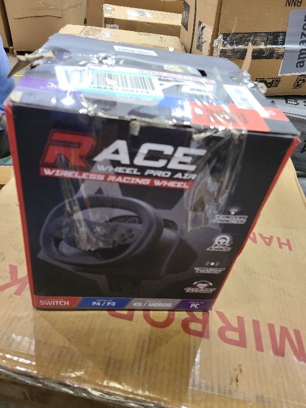 Photo 3 of NBCP Wireless Racing Wheel with Pedal – Steering Wheel for Switch, PS4/PS3, PC, iOS, Android – 270° Rotation, Dual Vibration, Bluetooth 5.0, Race Game Controller