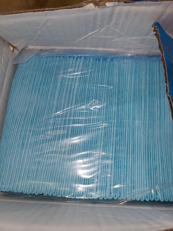 Photo 1 of 50 Count Super Absorbency Disposable Underpads, Leakproof Quick Drying Disposable Pads for Baby, Puppy and Adults, Disposable Changing Pads for Baby, Disposable Diaper Changing Pads, 17” x 13”