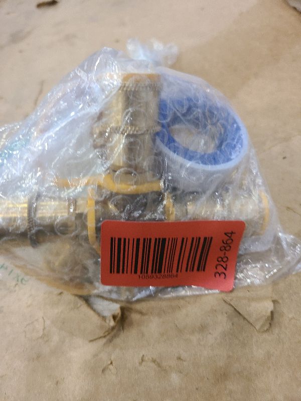 Photo 1 of 1/4 inch RV Propane Quick Connect Splitter, Propane Y Splitter Propane Splitter 2 Way & 3 Way with Shut Off Valve for RV Trailer, 1/4" Propane Tee Quick Disconnect Fitting for RV to Hose Grill Heater
