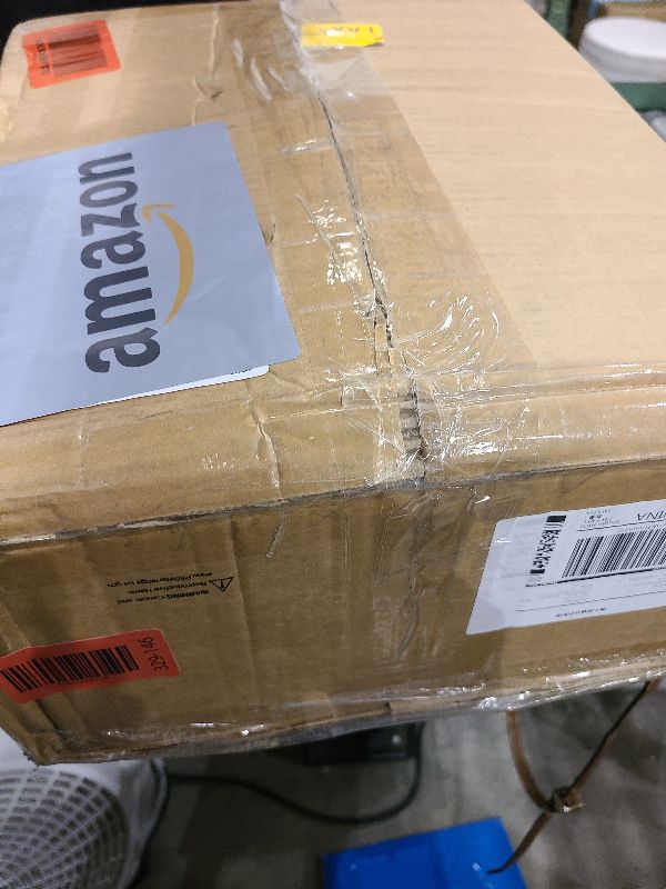 Photo 1 of 14FT Trampoline Replacement Safety Enclosure Net for 6 Straight Poles Round Frame Trampolines, Breathable and Weather-Resistant Trampoline Net with Adjustable Straps (Net Only) Blue