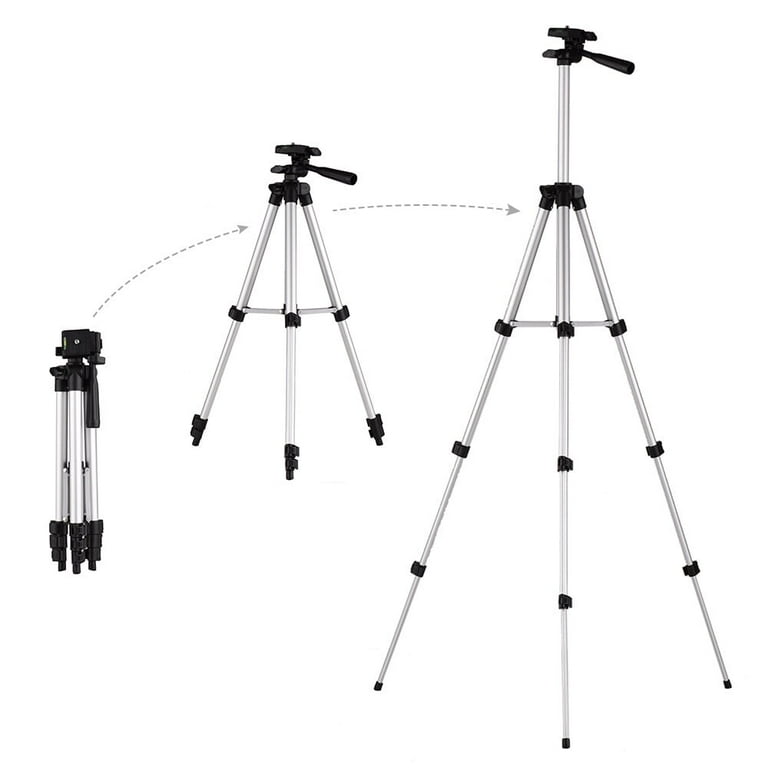 Photo 1 of 3110 Pro Camera Tripod Lightweight Flexible Portable Three-way Head Compatible with Sony Canon Nikon