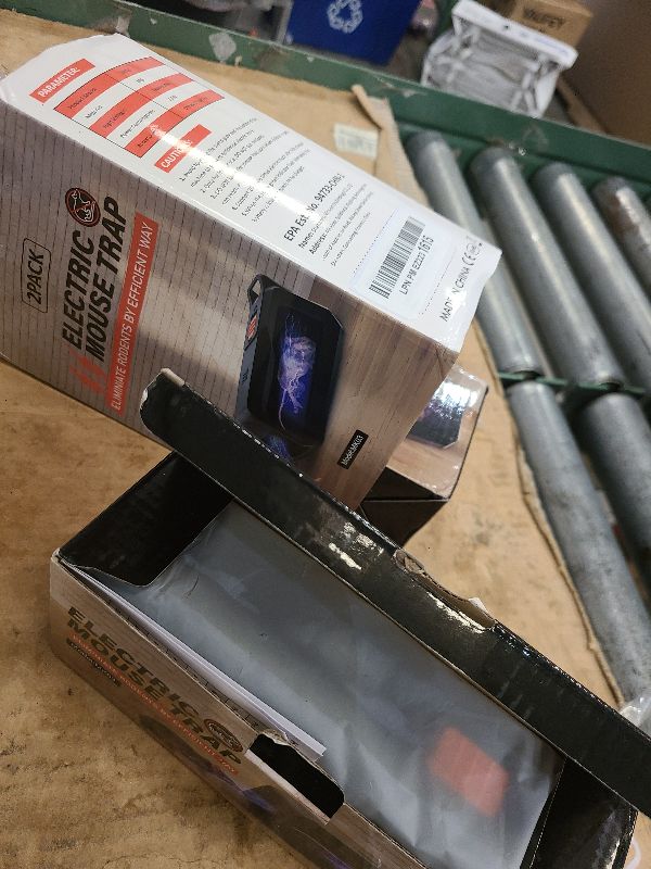 Photo 1 of 2 Pack of X-PEST Electronic Mouse Trap – Electric Mouse Trap Zapper for Indoor & Outdoor Use, Reusable Rodent Trap, No Touch No See, Effective Mice & Mouse Control