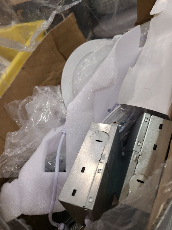 Photo 1 of 12 Pack Recessed Lighting 7 Inch with Junction Box, 5CCT 7 Inch LED Recessed Lights Dimmable 2700K/3000K/4000K/5000K/6000K, 16W 1300lm Ultra Thin Recessed Lighting - ETL and Energy Star Certified