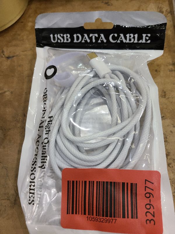 Photo 1 of 10FT Woven Lightning to USB C Cable, iPhone 14 pro Fast Charger Cable, Long Charging Cord for Apple iPhone 14, 14 pro max,13,Plus,SE 2nd/12/11/Xs/XR, iPad 4/5/ 6/7/ 8, iPad Mini 2/3/4/5, iPad Air 2/3