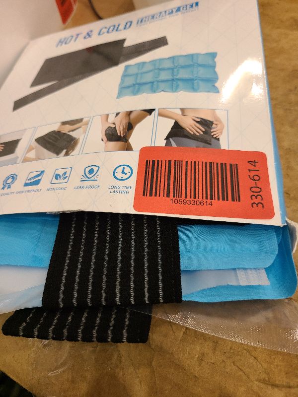 Photo 1 of 2 Ice Packs for Injuries Reusable, Cold and Hot Packs for Injuries, Joint Pain, Muscle Soreness, and Body Inflammation, Adjustable Ice Packs Wraps for Knees, Back, Shoulders, Arms, and Legs