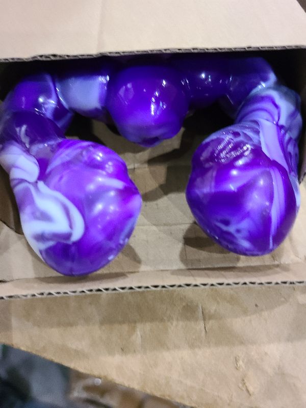 Photo 1 of Dog Toys for Aggressive Chewers, Indestructible Chew Toys for Medium Large Breeds(20-80lb), Durable Squeaky Tough Dog Toy to Keep Them Busy (Purple)