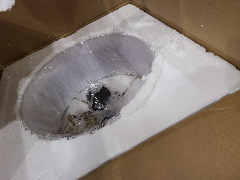 Photo 1 of 18'' Farmhouse Rattan Chandeliers for Dining Room,3-Light Boho Light Fixtures Rattan Pendant Light Fixture with Fabric Shade Drum Chandeliers for Bedroom Dining Room Foyer Kitchen Hallway