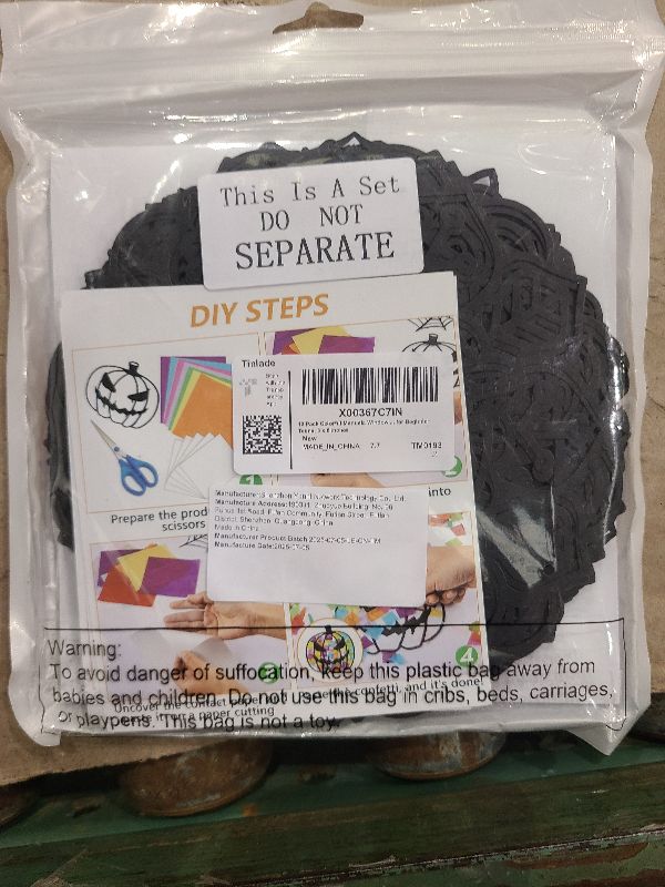 Photo 1 of 18 Pack Colorful Mandala Window Clings DIY Kit Stained Glass Kits for Adults Suncatchers for Windows Arts and Crafts DIY for Adults Mandala Sun Catcher for Beginner Teens, 6 x 6 Inches