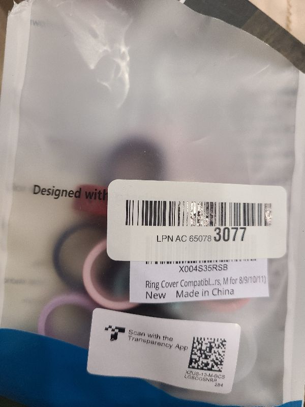 Photo 1 of 12 Pack Ring Cover Compatible with Oura Ring Gen 4/4 Ceramic, Oura Ring Gen 3 Horizon/Heritage, Surport Charging with Cover on, Anti-Scratch Elastic Silicone Ring Protector for Men Women Working Out
