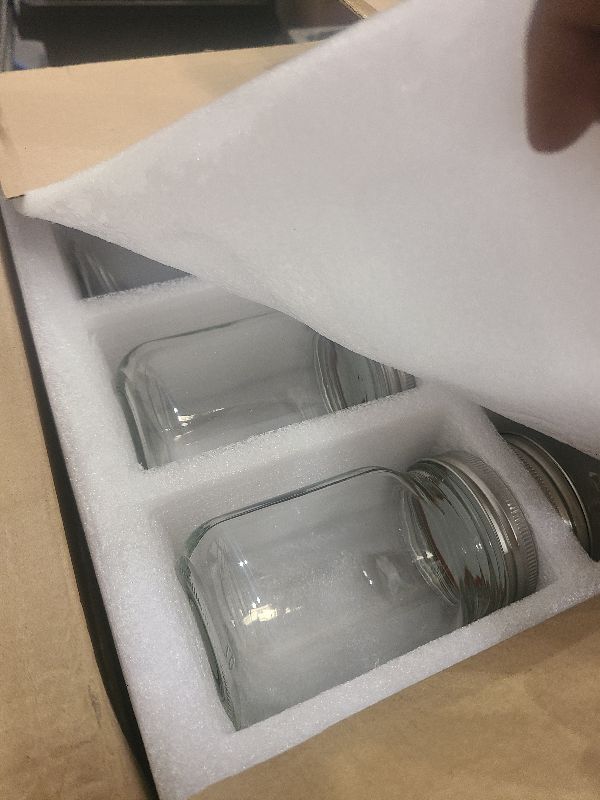 Photo 1 of 16pack 16oz Mason Jars with Airtight Lids and Bands, Regular Mouth Pint Canning Jars, Clear Glass Jars Ideal for Canning, Pickling, Meal Prep, Jam, Honey, Shower/Wedding Favors, Labels & Pen Included