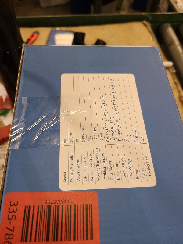 Photo 1 of 2K Cameras for Home Security-2.4G WiFi Outdoor Camera Wireless Solar/Battery Powered with solar panel, 360° Viewing, AI Human Detection, Color Night Vision, with SD Storage, Works with Alexa(2 Pack)