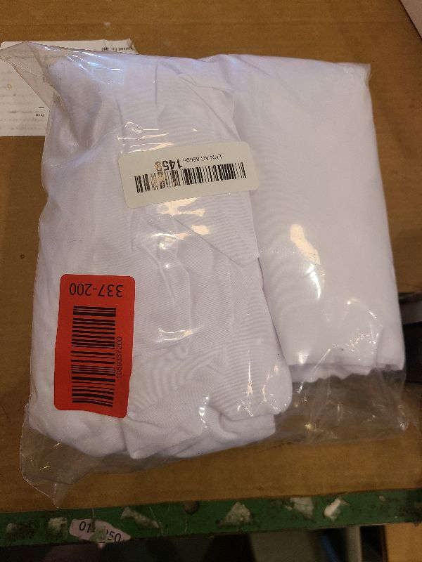 Photo 1 of 2 Pack Hospital Bed Sheets 36" x 80" x 9", Hospital Bed Fitted Sheets for Home & Hospital Care Beds, Soft Hospital Bed Sheets with Elastic All Around, White