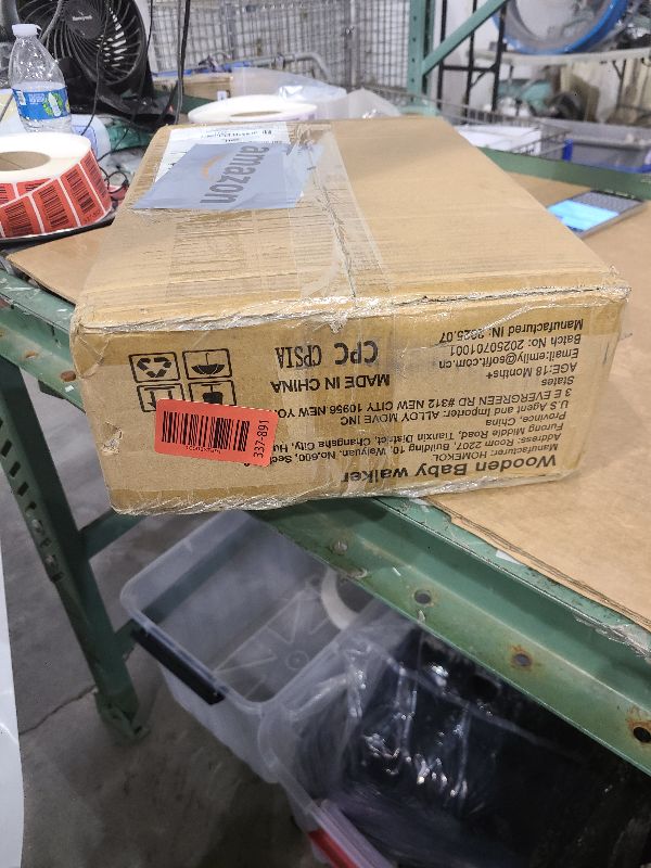 Photo 1 of 2025 HOMEKOL Wooden Baby Walker,Baby Push Walker, Adjustable Speed Baby Walker for Boys and Girls, Baby Activity Center, Gift for Birthday, Christmas and New Year Nature Green