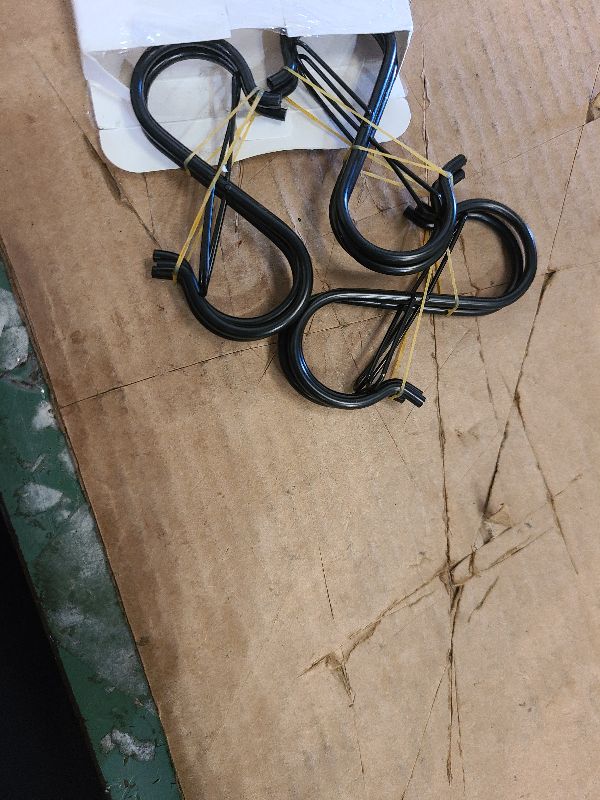 Photo 1 of 12 Pcs S Hooks for Hanging Heavy Duty, 3.5-inch Heavy Duty Metal S Hook with Safety Buckle, Suitable for 0.5 inch Rods, S Hook for Hanging Plants, Closet, Kitchen Utensil, Pot, Pan, Bags