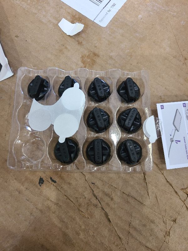 Photo 1 of 10 Pack Magnetic Cable Clips [1S Lock] LISEN Magnetic Cord Holder for Nightstand Desk, Cable Management for Home Office Organizer Wire Organizers for iPhone 17 Charger Cord, Dorm, Wall, Car