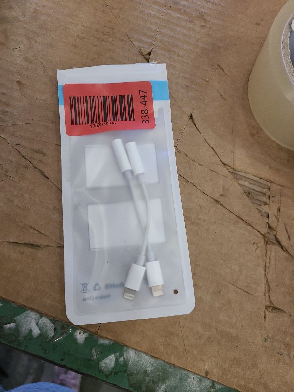 Photo 1 of [Apple MFi Certified] 2 Pack Lightning to 3.5 mm Headphone Jack Adapter, iPhone Aux Adapter Converter Dongle Audio Cable Compatible with iPhone 14 13 12 11 X XS 8 7