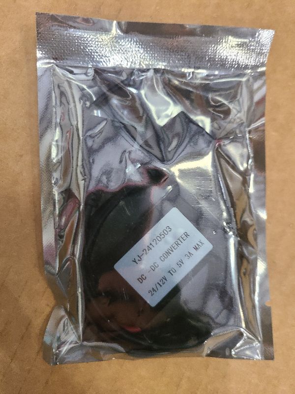 Photo 1 of 2 Pieces DC Converter 12v to 5v 3a 15w DC Buck Module, Reduced Voltage Regulator Car Power Converter Output Power Adapter (Double USB Interface)