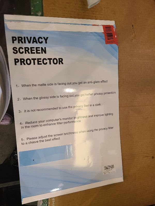 Photo 1 of 22 Inch Privacy Screen for Computer Monitor Eye Protection Anti Glare Blue Light Monitor Privacy Shield Screen 22 Inch 16:10 Aspect Ratio [2 Pack]