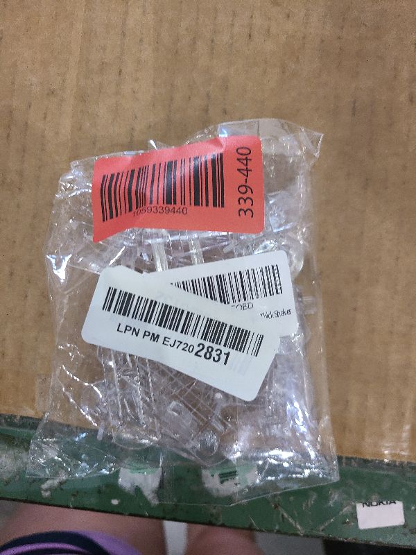 Photo 1 of 20pcs Plastic Locking Shelf Support Pegs,6.9mm Shelf Pins,Self-Locking Bracket Clips,Clear Shelf Pegs for for Kitchen Cabinet Furniture Book Shelves,6.9mm Peg x 3/4" Thick Shelves