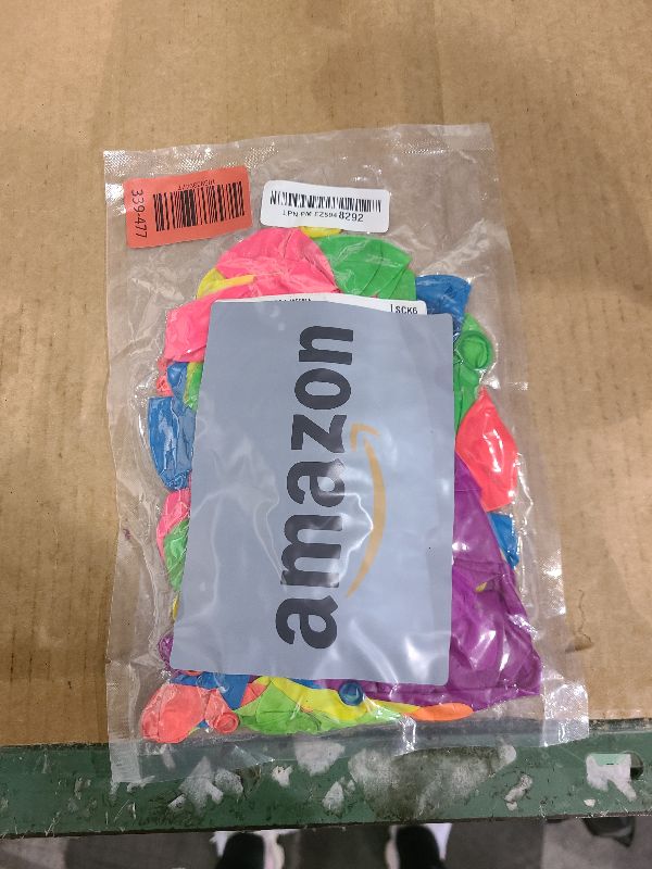 Photo 1 of 120 Pcs UV Neon Balloons, Neon Glow Party Balloons UV Black Light Balloons Glow in the Dark for Birthday Decorations Wedding Glow Party Supplies Blacklight Reactive Fluorescent Balloons (120)